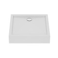 New Trendy Brodzik Cantare Prostokątny Biały Akrylowy 120X90X15 5 B-0276