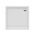 New Trendy Brodzik Columbus Kwadratowy Biały Akrylowy 100X100X14 B-0127