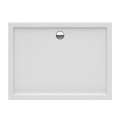 New Trendy Brodzik Columbus Prostokątny Biały Akrylowy 120X80X14 B-0129