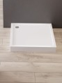 New Trendy Brodzik Columbus Kwadratowy Biały Akrylowy 80X80X14 B-0411