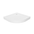 New Trendy Brodzik Mild Półokrągły Biały Akrylowy 90X90X11 5 B-0601