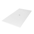New Trendy Brodzik Nex Prostokątny Biały Konglomeratowy 200X100X3 5 B-0515