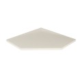 New Trendy Brodzik Nex Shade Pięciokątny Beżowy - Struktura Konglomeratowy 90X90X3 5 B-0483