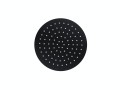 Deszczownica natryskowa Corsan CMDO25BL SLIM stalowa czarna okrągła 25 cm