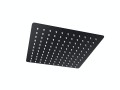 Deszczownica natryskowa Corsan CMD25BL SLIM stalowa czarna kwadratowa 25 cm