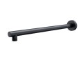 Ramię prysznicowe do deszczownicy natryskowej Corsan CMRO38BL 38 cm czarne