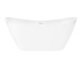 Wanna wolnostojąca Corsan E043 Nauti 160 cm z wykończeniem białym