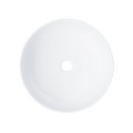Umywalka nablatowa Corsan 649988 okrągła 415x415x135 mm z korkiem Klik-Klak białym