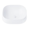 Umywalka nablatowa Corsan 649933 prostokątna 450x410x145 mm z korkiem Klik-Klak białym