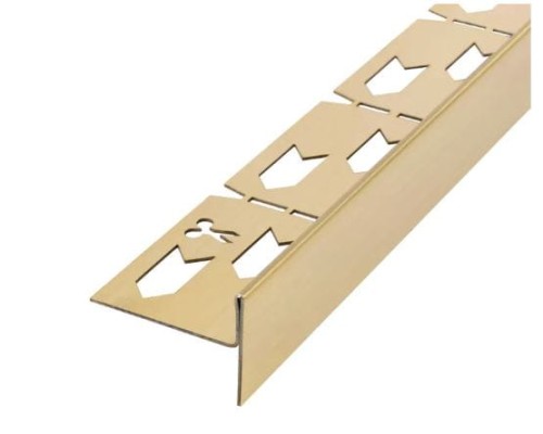 LISTWA SPADKOWA ZŁOTA SZCZOTKOWANA 100 cm PRAWA REA-K3217