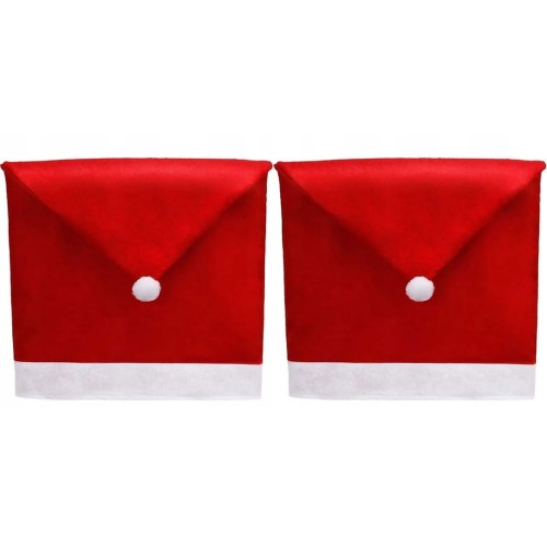 380667 POKROWIEC NA KRZESŁO 2SZT RED CHR-00016