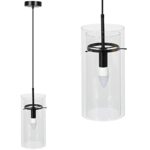LAMPA APP1211-1CP BLACK OSW-14033