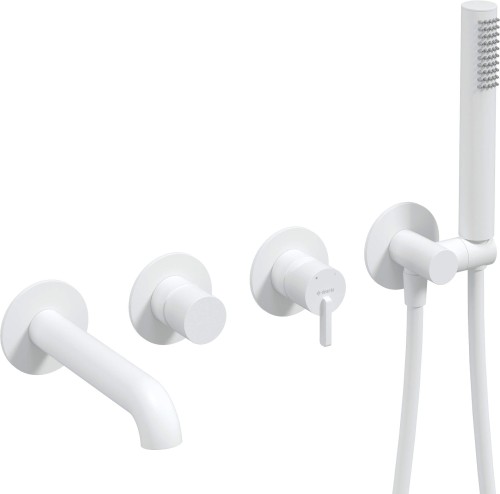 Deante Bateria Wannowa 4-Otworowa Podtynkowa BQS_A18P