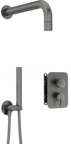 Deante Zestaw Prysznicowy Podtynkowy Z Boxem Mieszaczowym - Z Główką Natryskową BXYZDQSM