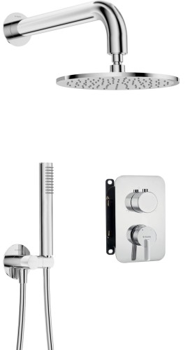 Deante Zestaw Prysznicowy Podtynkowy Z Boxem Mieszaczowym - Z Głowicą Prysznicową BXYY0QSM