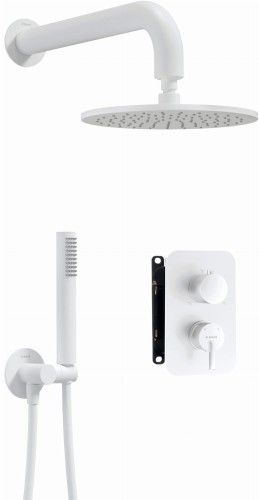 Deante Zestaw Prysznicowy Podtynkowy Z Boxem Mieszaczowym - Z Głowicą Prysznicową BXYYAQSM