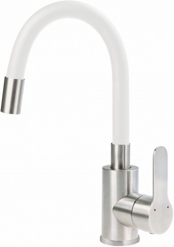 Deante Bateria Umywalkowa Z Giętą Wylewką BLU_W240