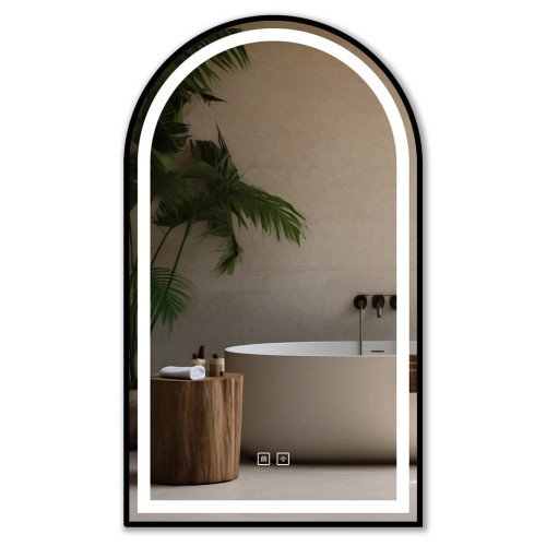 LUSTRO LED DASH BLACK 60X100CM HOM-06504