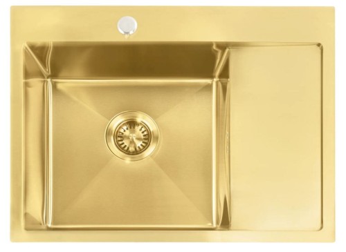 ZLEWOZMYWAK FIN BRUSH GOLD ZLE-06013