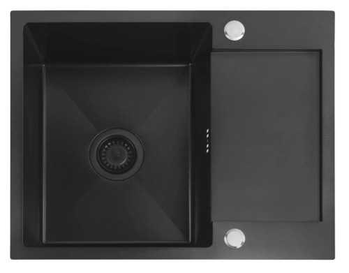 ZLEWOZMYWAK PAUL BLACK + BATERIA FRESH BLACK KPL-90611