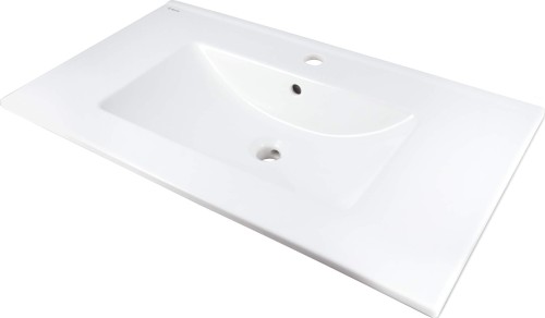 Deante Umywalka Ceramiczna Wpuszczana Z Miejscem Na Baterię CTU_648M
