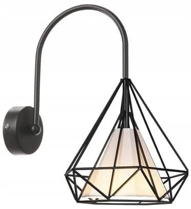 LAMPA KINKIET BELLO APP011-1W BLACK OSW-06602