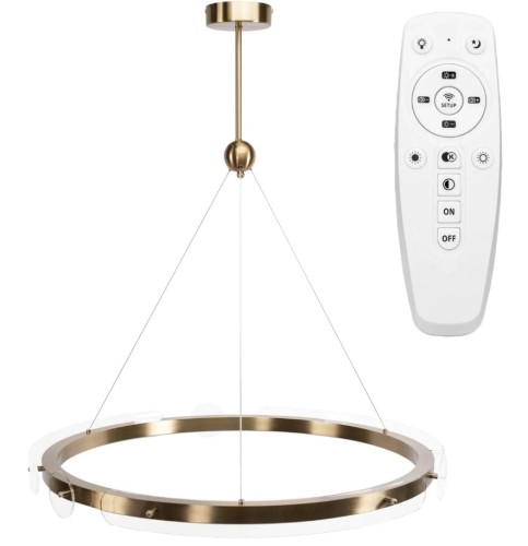LAMPA APP1549-CP GOLD TRANSPARENT OSW-06970
