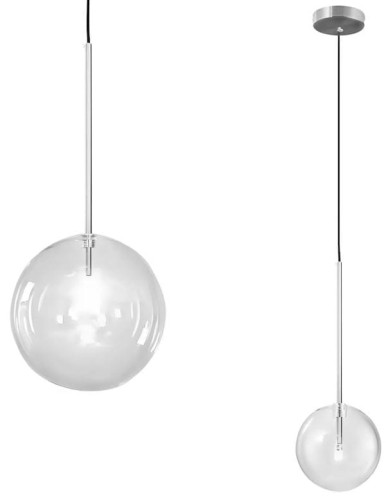 LAMPA APP1681-1CP 15CM CHROME OSW-04301