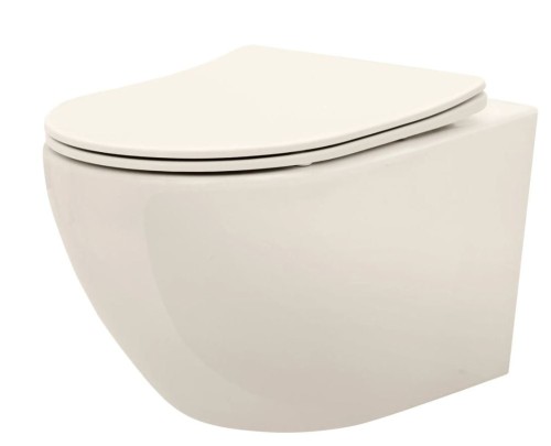 WC - CARLO MINI RIMLESS ECRU REA-C5500