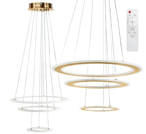 LAMPA G041-3CP BRUSH GOLD OSW-06308