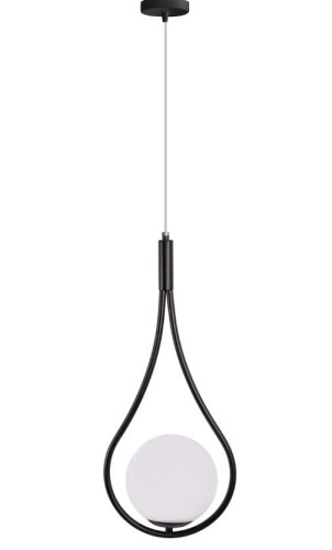 LAMPA G111-1W BLACK WHITE OSW-09736