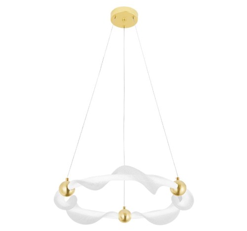 LAMPA G010-CP ROUND WHITE GOLD OSW-06317