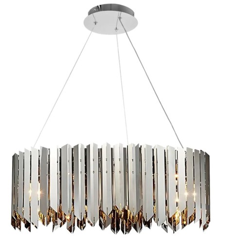 LAMPA APP1763-8CP 50cm CHROME GOLD OSW-09660