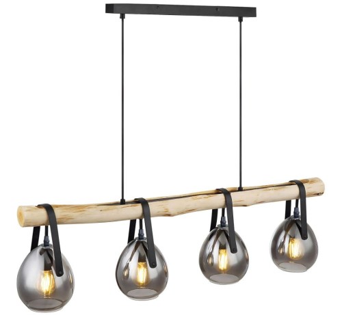 LAMPA APP1775-4CP WOOD GREY OSW-09665