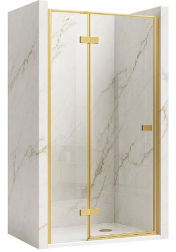 DRZWI PRYSZNICOWE ATLAS BRUSH GOLD 90 P REA-K4671