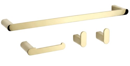 KOMPLET WIESZAKÓW ŁAZIENKOWYCH MATI GOLD REA-05006
