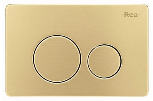 PRZYCISK DO STELAŻA PODTYN STALOWY I BRUSH GOLD REA-E9563