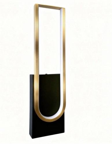 LAMPA APP1782-W BRUSH GOLD BLACK OSW-06359