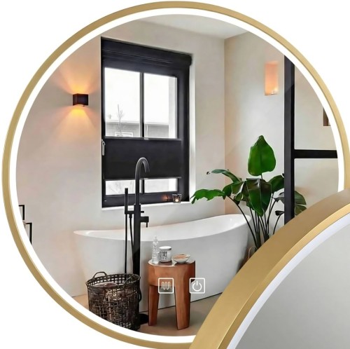 LUSTRO LED MMJ BRUSH GOLD 100cm HOM-05548