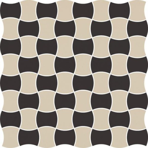 MODERNIZM NERO MOZAIKA PRASOWANA K.3,6X4,4 MIX C 30,86X30,86 G1