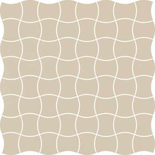 MODERNIZM BIANCO MOZAIKA PRASOWANA K.3,6X4,4  30,86X30,86 G1
