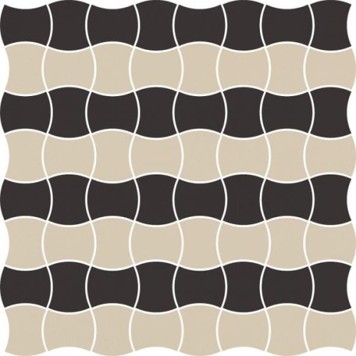 MODERNIZM NERO MOZAIKA PRASOWANA K.3,6X4,4 MIX B 30,86X30,86 G1