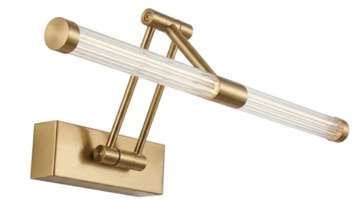 LAMPA APP1899-1W 40cm BRUSH GOLD OSW-66054