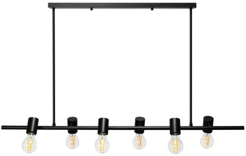 LAMPA APP480-6CP BLACK OSW-00906