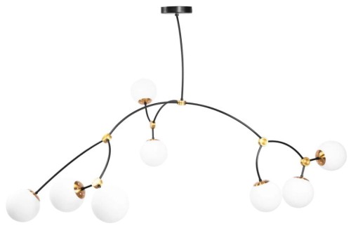 LAMPA APP1673-8CP BLACK MAT OSW-05869
