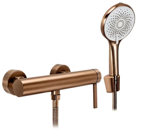 BATERIA PRYSZNICOWA JS-702804BRG RIVO MIEDŹ SZCZOT REA-B9330