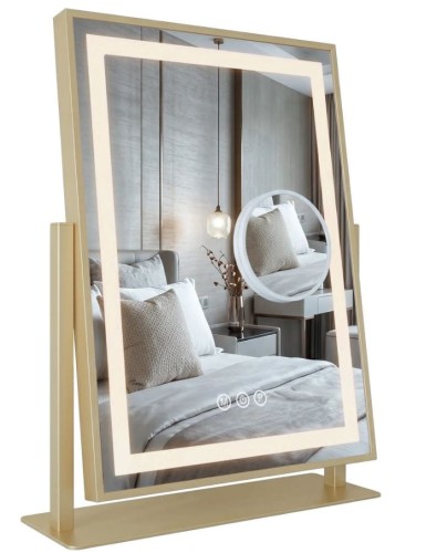 LUSTRO LED LUMI 30X40 L GOLD HOM-01802