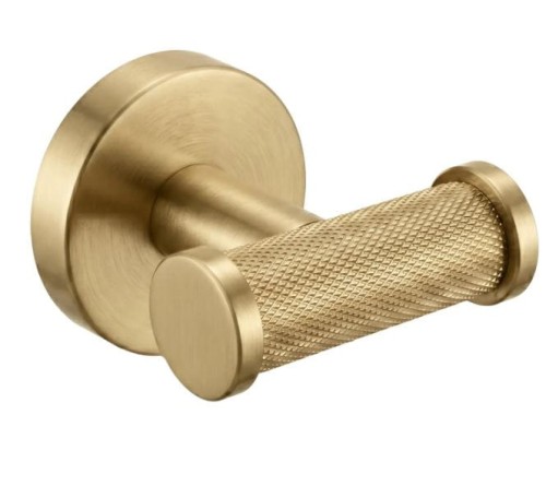 WIESZAK PODWÓJNY 6612 MODERN BRUSH GOLD REA-89050