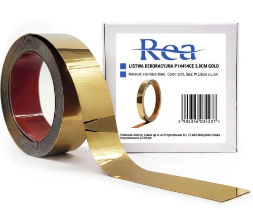 P14454CE LISTWA DEKORACYJNA 3 8cmx6m GOLD HOM-09970