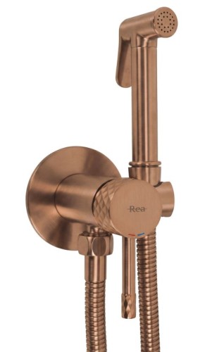 BATERIA BIDET PODTYN LOOP LUNGO DIAMOND MIEDŹ SZCZ REA-B3331